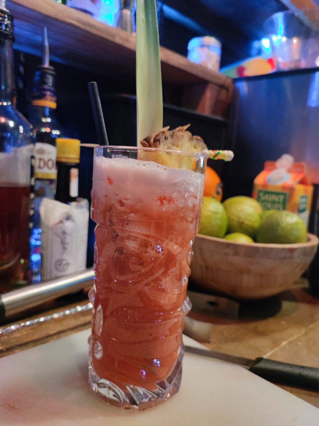 Cocktail tiki signature du Kraken Colmar